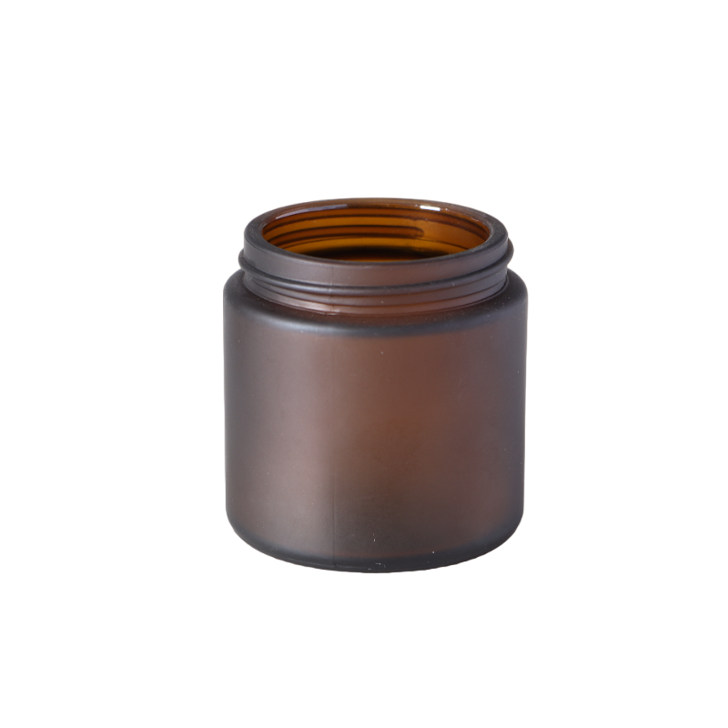 100ml Frosted Amber Jar (no lid)