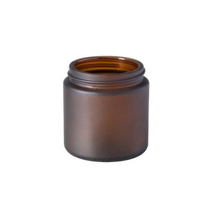 100ml Frosted Amber Jar (no lid)