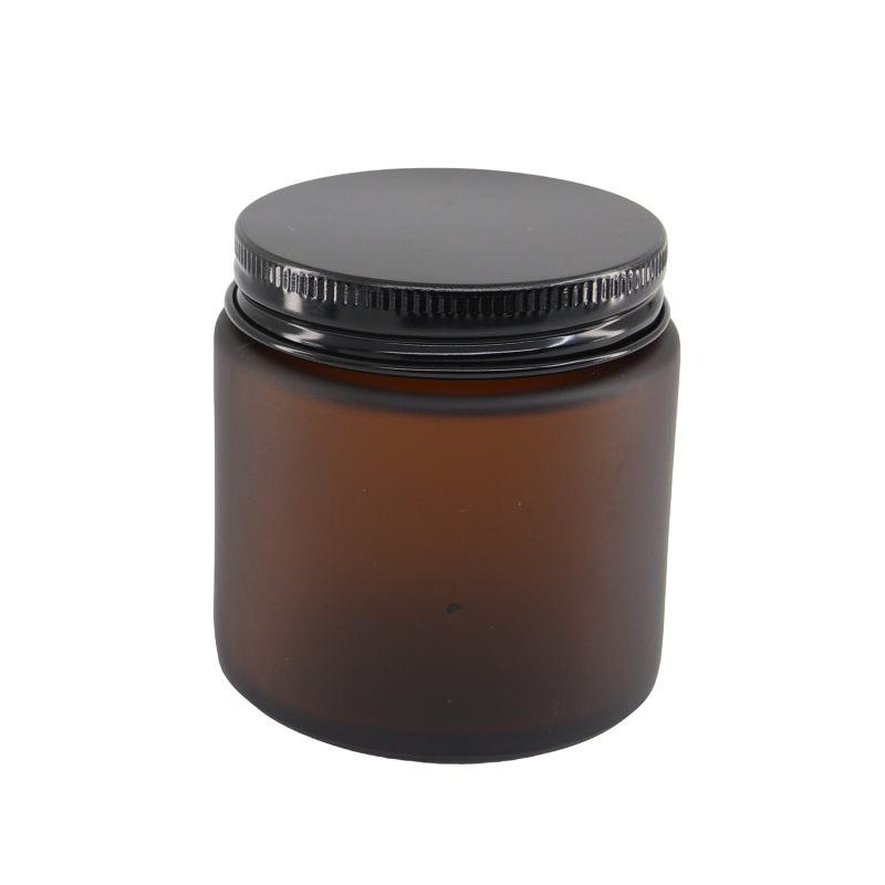 100ml Frosted Amber Jar (no lid)