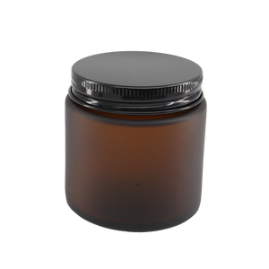 100ml Frosted Amber Jar (no lid)