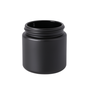 100ml Matt Black Jar (no lid)
