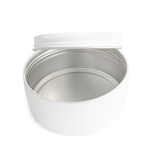 (New) Aluminium Screw Top Matt White 170gm