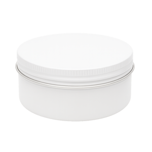 (New) Aluminium Screw Top Matt White 226gm