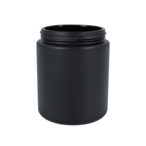 250ml Matt Black Jar (no lid)