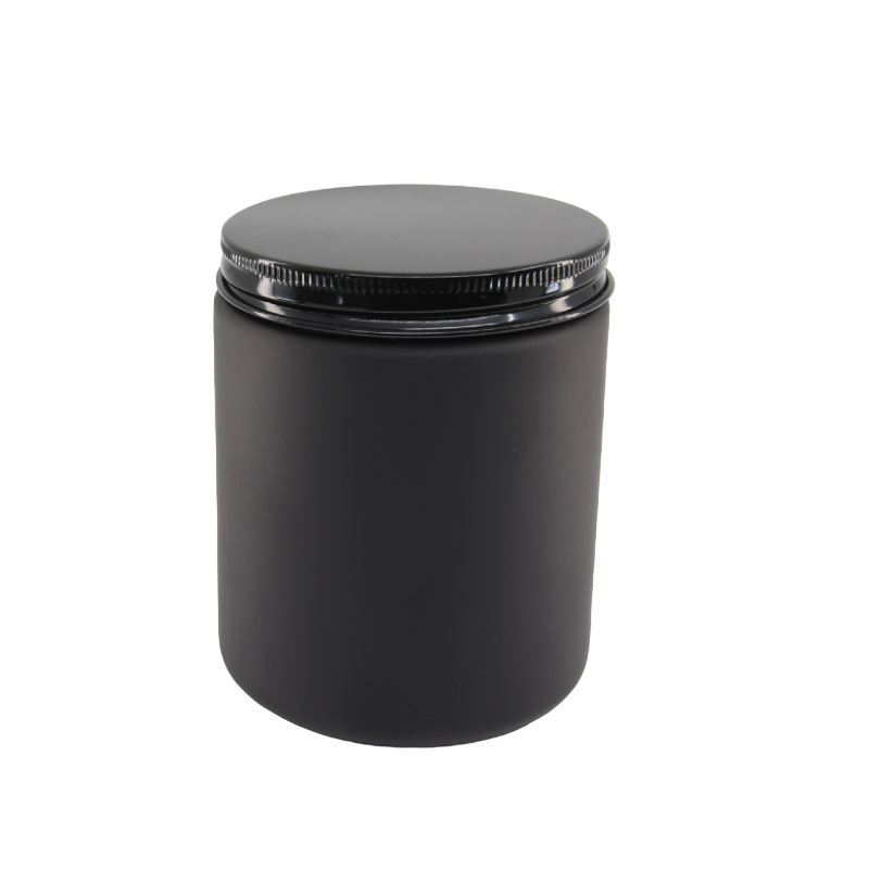250ml Matt Black Jar (no lid)