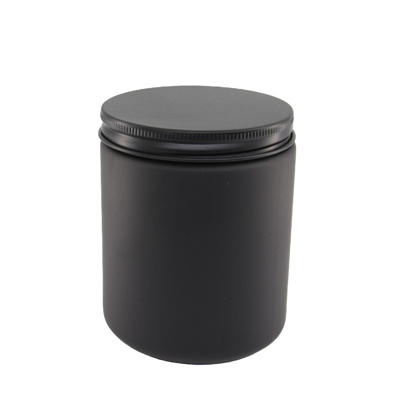 250ml Matt Black Jar (no lid)