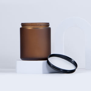 250ml Frosted Amber Jar (no lid)