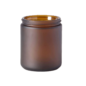 250ml Frosted Amber Jar (no lid)