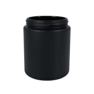 250ml Matt Black Jar (no lid)