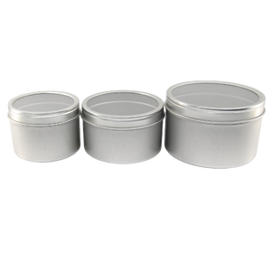 Candle Tin 170gm window lid