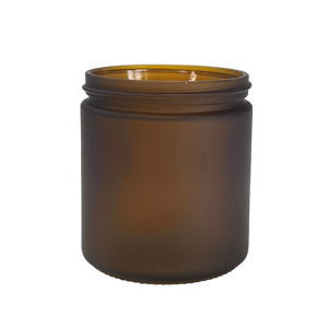 400ml Frosted Amber Jar