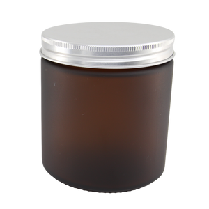 400ml Frosted Amber Jar
