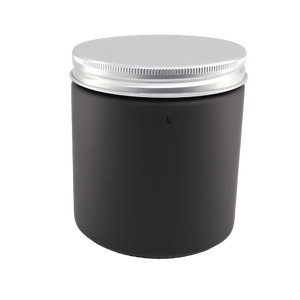 400ml Matt Black Jar (no lid)