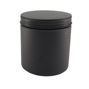 400ml Matt Black Jar (no lid)