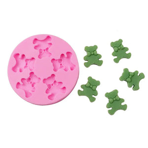 5 Cavity Bear Mould