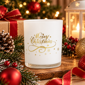 Cambridge Merry Christmas Decal Jar