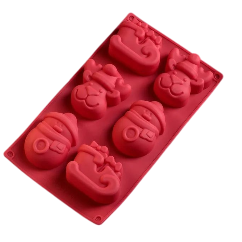 6 Large Cavity Christmas Shapes