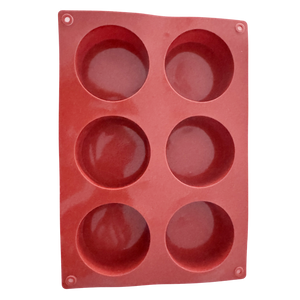 (New) 6 Cavity Round Soap Silicone Mould