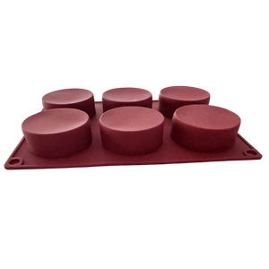 (New) 6 Cavity Round Soap Silicone Mould