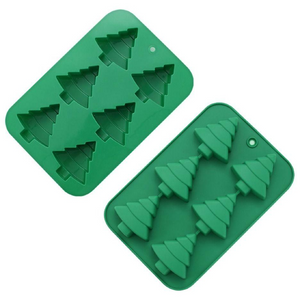 6 Cavity Christmas Tree Silicone Mould