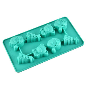 8 Cavity Assorted Small Christmas Shape