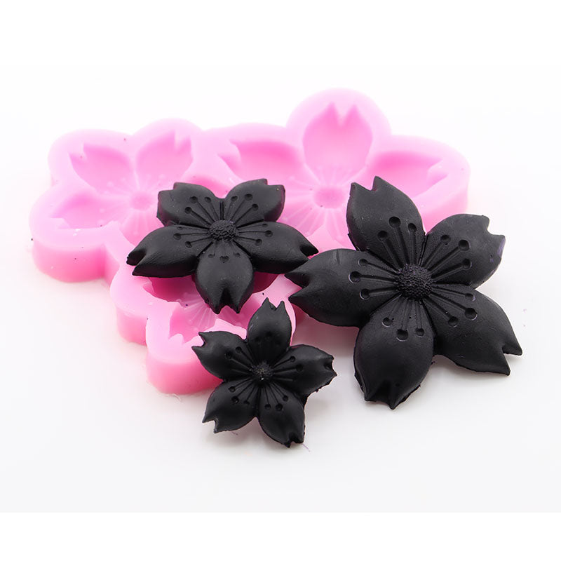 3 Cavity Sakura Mould