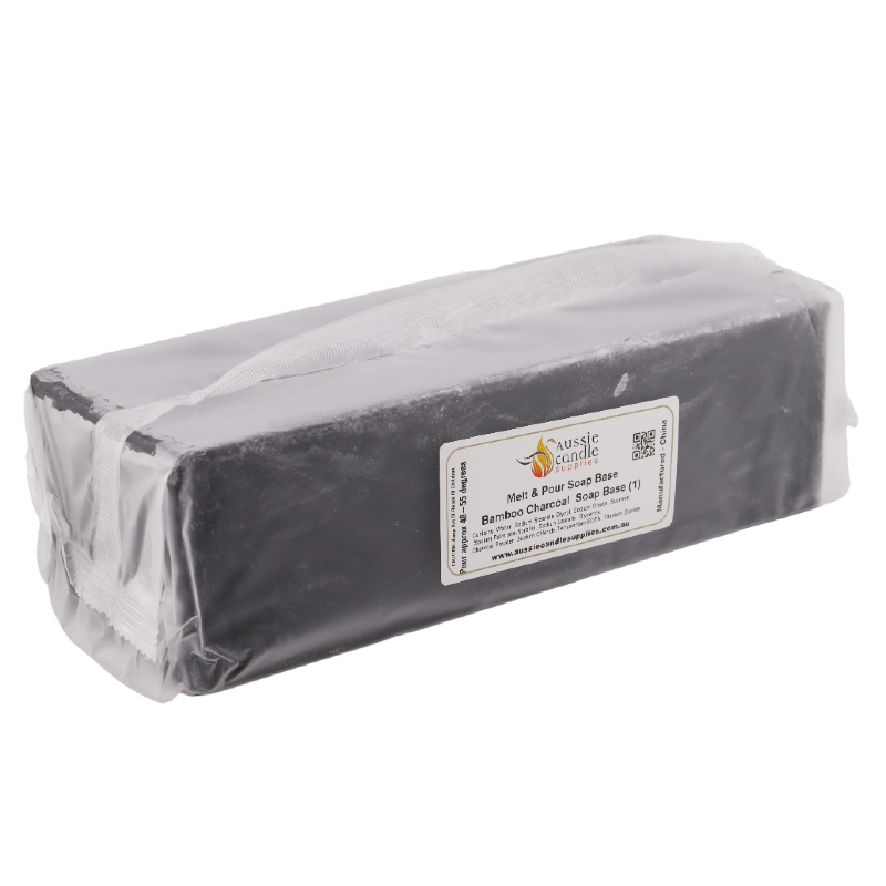 Bamboo Charcoal Soap Base 1Kg