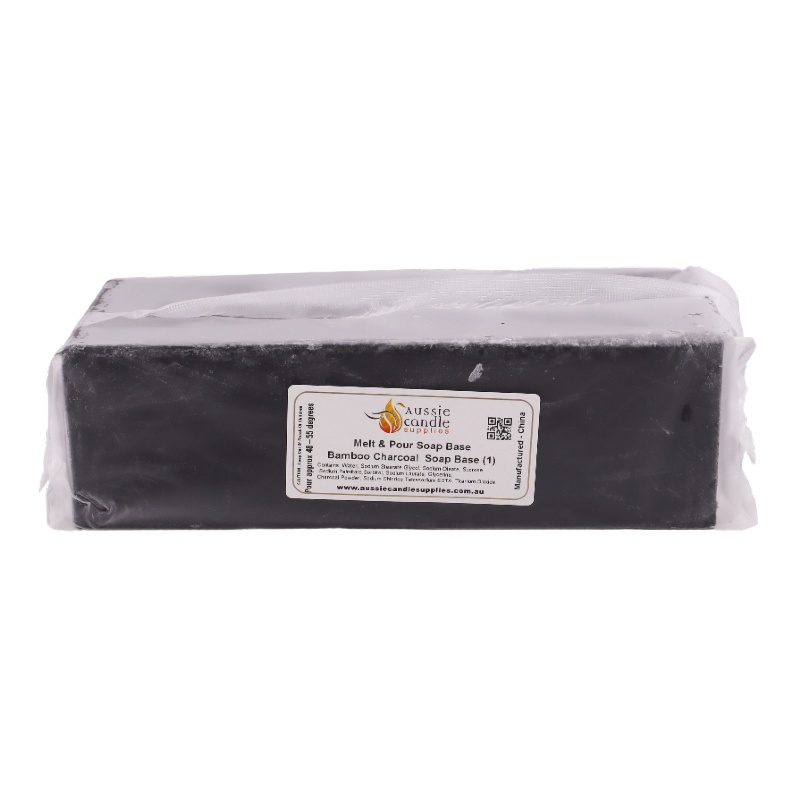 Bamboo Charcoal Soap Base 1Kg