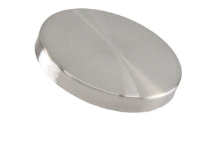 Brushed Silver Metal Lid