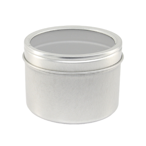 Candle Tin 120gm window lid