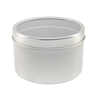 Candle Tin 225gm window lid