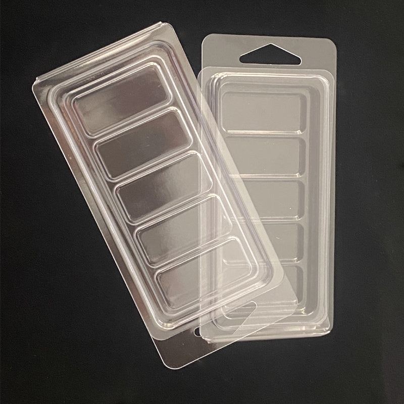 5 Cavity Chocolate Snap Clamshell