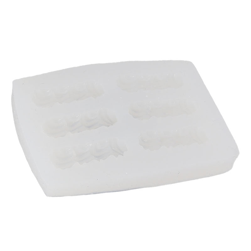6 Cavity Strip Cream Candy Mould