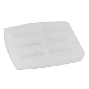 6 Cavity Strip Cream Candy Mould