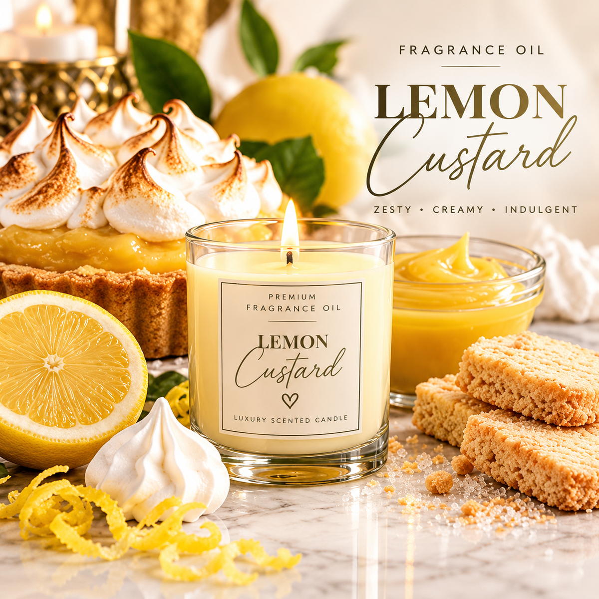 (New) Lemon Custard Fragrance Oil