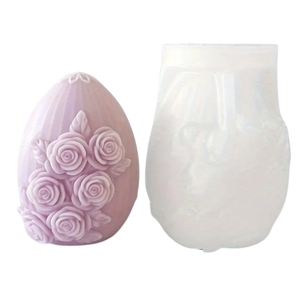 (New) Floral Egg Silicone Mould