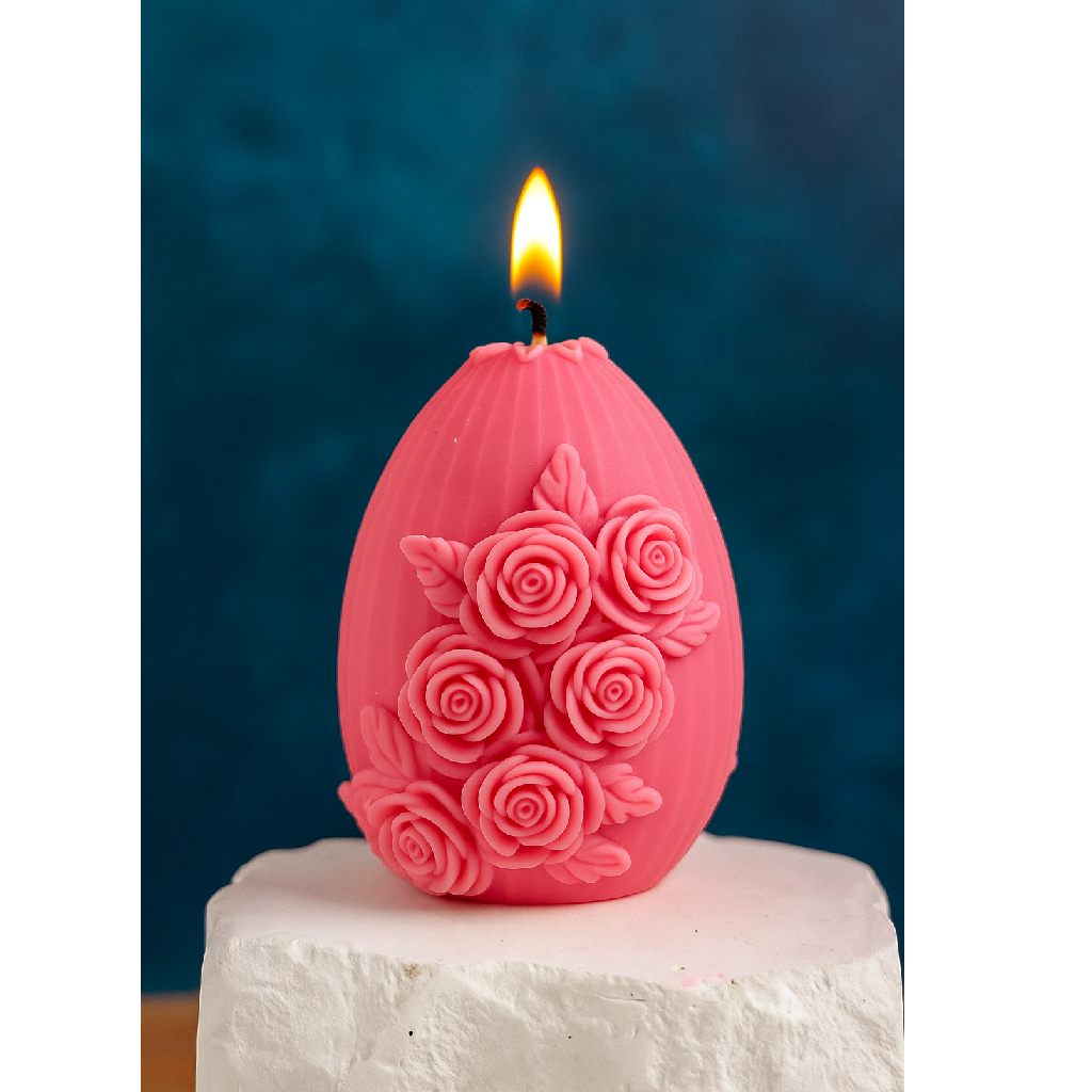 (New) Floral Egg Silicone Mould
