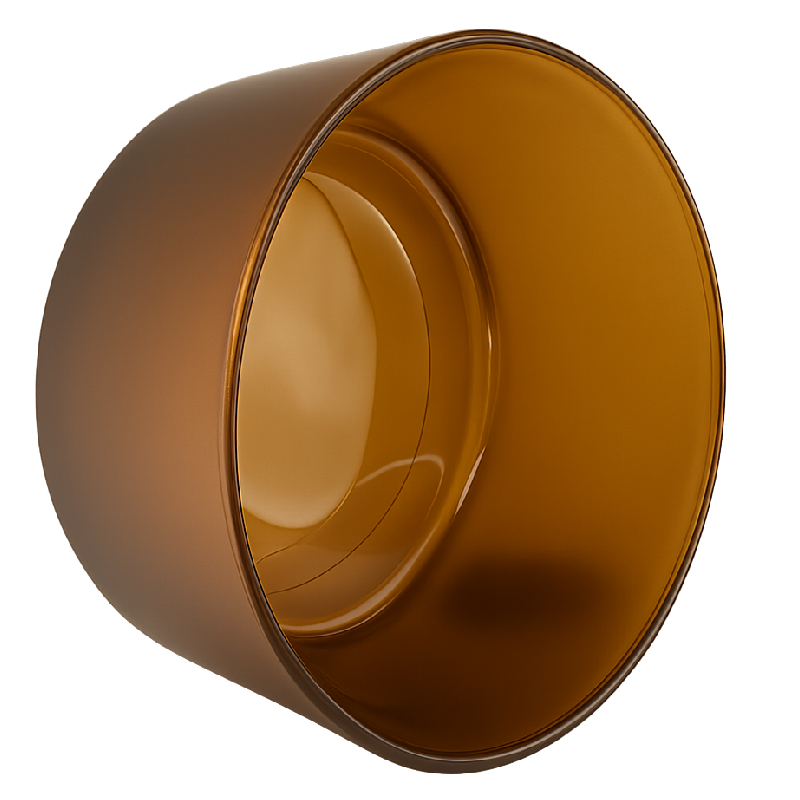 Cambridge Frosted Amber Bowl