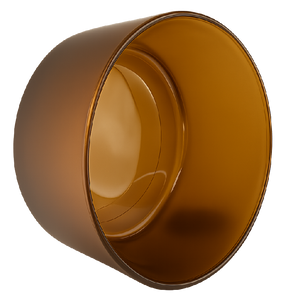 Cambridge Frosted Amber Bowl