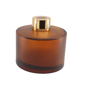 Hamptons Large Frosted Amber Diffuser Bottle