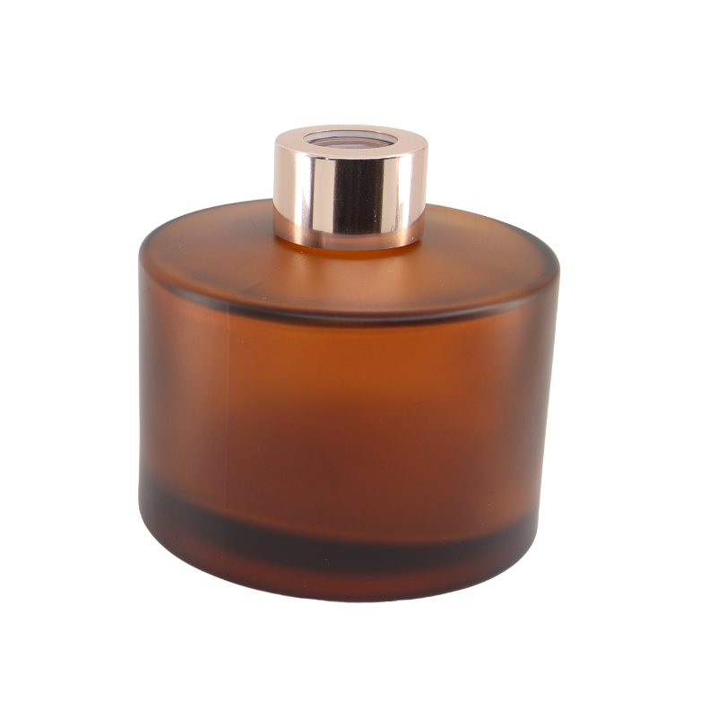 Hamptons Frosted Amber Diffuser Bottle