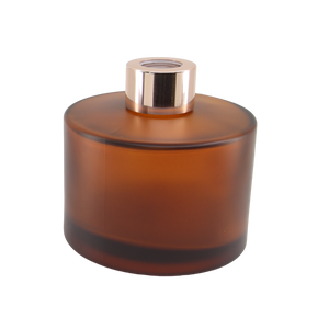 Hamptons Large Frosted Amber Diffuser Bottle
