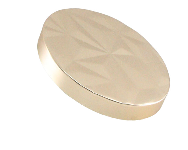 Matt Gold Geo Metal Lid