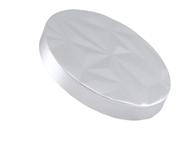Matt Geo Silver Metal Lid