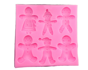Gingerbread People Silicone Mould