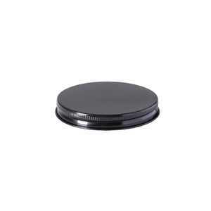 Black Aluminium Lid 250ml Glass Jar