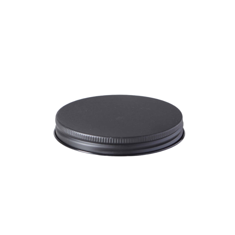 Matt Black Aluminium Lid 250ml Glass Jar