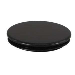 Large Matt Black Stainless Steel Lid