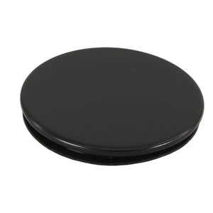 Large Matt Black Stainless Steel Lid