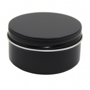 Aluminium Screw Top Matt Black 85gm